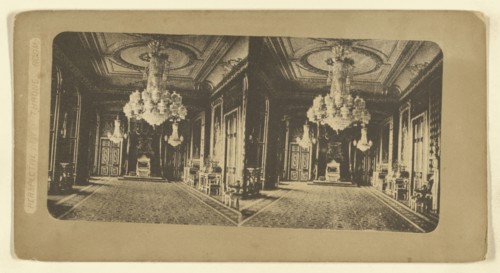 Perspective View of the Throne Room; Attributed to London Stereoscopic Company, active 1854 - 1890, about 1855; Photolithograph