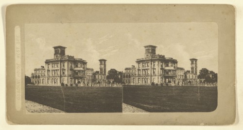 Osborne House. West Side; Attributed to London Stereoscopic Company, active 1854 - 1890, about 1855; Photolithograph