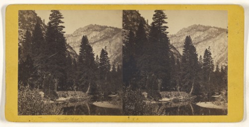 Yosemite Valley; about 1868; Albumen silver print