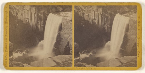 Vernal Fall, Height 350 feet; Unknown, or Irish & Company; about 1868; Albumen silver print