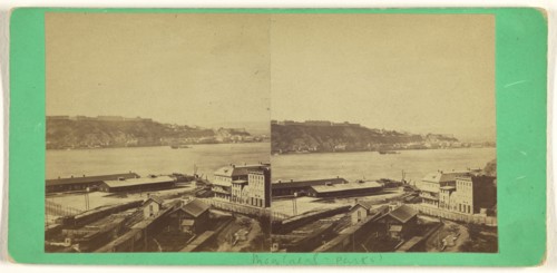 View of Quebec, Canada; Attributed to L.P. Vallée, Canadian, 1837 - 1905, active Quebéc, Canada, about 1870; Albumen silver