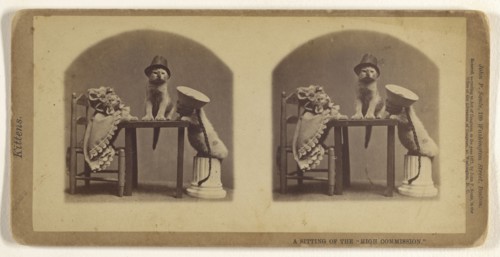 A Sitting of the  High Commission.; John P. Soule, American, 1827 - 1904, 1871; Albumen silver print
