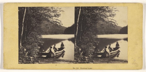 Profile Lake; John P. Soule, American, 1827 - 1904, 1861 - 1862; Albumen silver print