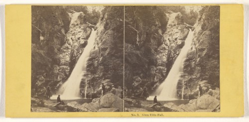 Glen Ellis Fall; John P. Soule, American, 1827 - 1904, about 1861; Albumen silver print