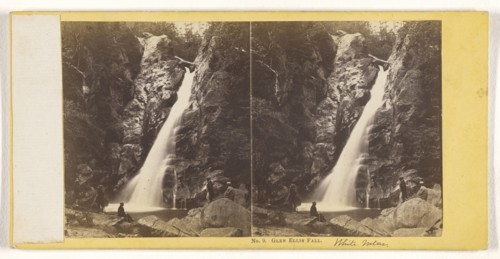 Glen Ellis Fall; John P. Soule, American, 1827 - 1904, about 1861; Albumen silver print