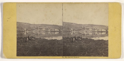 Centre Harbor; John P. Soule, American, 1827 - 1904, about 1861; Albumen silver print