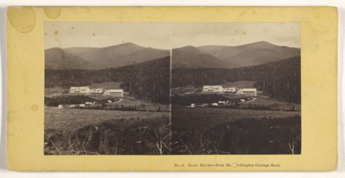 Glen House - from Mt. Washington Carriage Road; John P. Soule, American, 1827 - 1904, about 1861; Albumen silver print