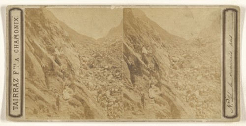 le mauvais pas; Tairraz & Cie; about 1865; Albumen silver print