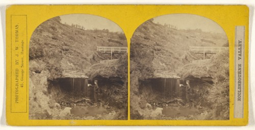 Ecclesbourne Valley; J.W. Thomas, British, active Hastings, England 1860s, 1860s; Albumen silver print
