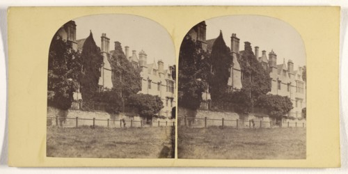 Merton College, Oxford; Stephen Thompson, British, about 1830 - 1893, 1860s; Albumen silver print