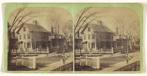 Wm. H. Wiggins House, 1869, Lowell, Mass; Simon Towle, American, active Lowell, Massachusetts 1855 - 1893, 1869; Albumen silver
