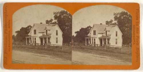 Res. of Wm. Moses, Alexandria, Minnesota; Newton J. Trenham, American, active Alexandria, Minnesota 1860s, about 1868; Albumen