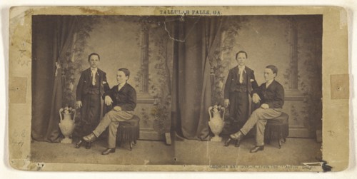 (,-illeg.)empesta and Lodere, from the Devil's Pulpit , Tallulah Falls, Ga; Tucker & Perkins; about 1860; Albumen silver print