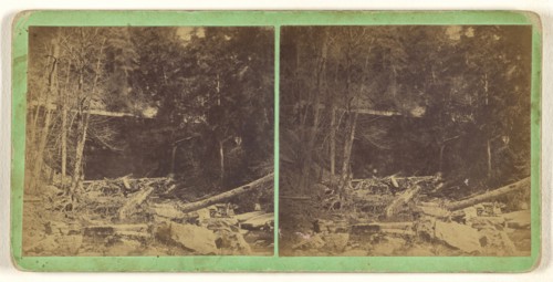 Dry Falls and Cave. Moravia, N.Y; T.T. Tuthill, American, active Moravia, New York 1870s, 1870s; Albumen silver print