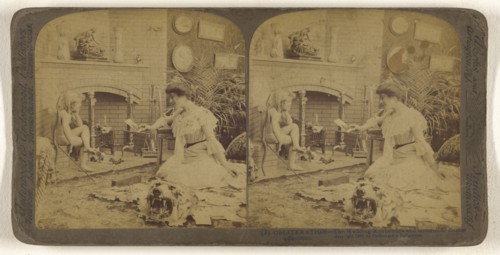 Obliteration - The Wedding Eve bonfire and farewell to former affections; Underwood & Underwood, American, 1881 - 1940s, 1901