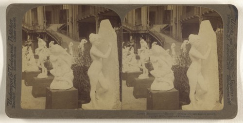 Lovely Statuary -  History  writing the inerasable record; Underwood & Underwood, American, 1881 - 1940s, 1900; Albumen silver