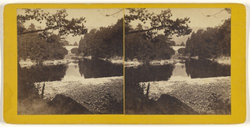 Bridge of Clunie, near Pitlochrie; James Valentine, Scottish, 1815 - 1879, 1870s; Albumen silver print