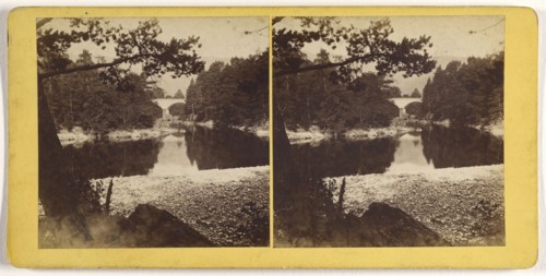 Bridge of Clunie, near Pitlochrie; James Valentine, Scottish, 1815 - 1879, 1870s; Albumen silver print
