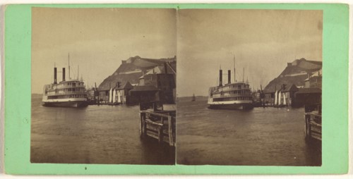 Quebec. Steamboat Quebec; L.P. Vallée, Canadian, 1837 - 1905, active Quebéc, Canada, 1865 - 1875; Albumen silver print
