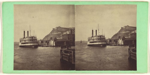 Quebec. Steamboat Quebec; L.P. Vallée, Canadian, 1837 - 1905, active Quebéc, Canada, 1865 - 1875; Albumen silver print