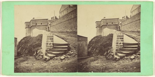 Hope Gate, Outside, L.P. Vallée, Canadian, 1837 - 1905, active Quebéc, Canada, 1865 - 1875; Albumen silver print