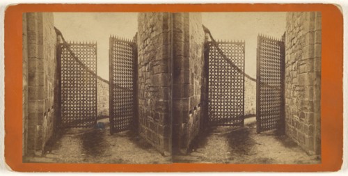 Citadel Gate; L.P. Vallée, Canadian, 1837 - 1905, active Quebéc, Canada, 1865 - 1875; Albumen silver print