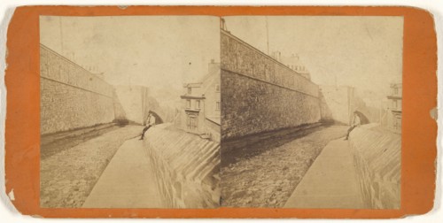 View from Hope Gate, Outside, L.P. Vallée, Canadian, 1837 - 1905, active Quebéc, Canada, 1865 - 1875; Albumen silver print