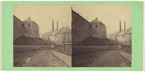 View of St. Valier Street, from Palace Gate, Outside, L.P. Vallée, Canadian, 1837 - 1905, active Quebéc, Canada, 1865 - 1873