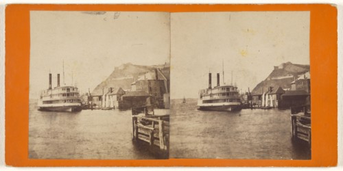 Citadel, Montreal Boat; L.P. Vallée, Canadian, 1837 - 1905, active Quebéc, Canada, 1865 - 1873; Albumen silver print