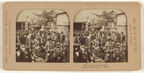 Everyday life in Japan; R.Y. Young, American, active New York, New York and Cuba 1890s - 1900s, 1901; Hand-colored Albumen