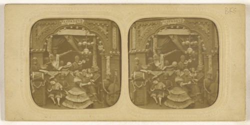 Les Farfadets; Attributed to Adolphe Block, French, 1829 - about 1900, 1860s; Hand-colored Albumen silver print