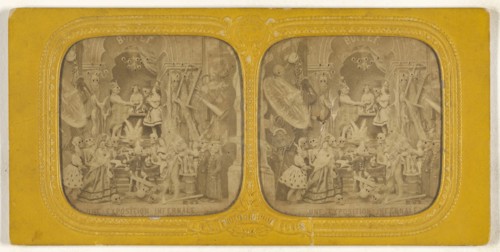 Une Exposition Infernale; Adolphe Block, French, 1829 - about 1900, 1860s; Hand-colored Albumen silver print