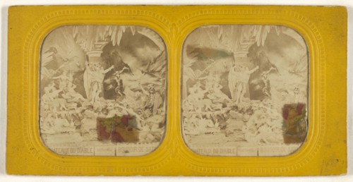 Chateaux du Diable Sathaniel Boudoir de Satan; Adolphe Block, French, 1829 - about 1900, 1860s; Hand-colored Albumen silver