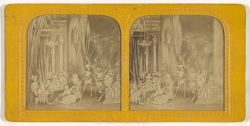 Les Amants Supris; Adolphe Block, French, 1829 - about 1900, 1860s; Hand-colored Albumen silver print