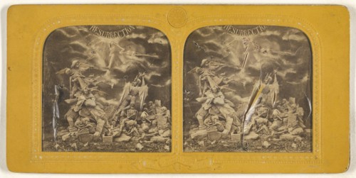 Resurrection; Adolphe Block, French, 1829 - about 1900, 1860s; Hand-colored Albumen silver print