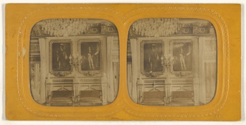 Salle de Marchaux, Tuileries; E. Lamy, French, active 1860s - 1870s, 1860s; Hand-colored Albumen silver print