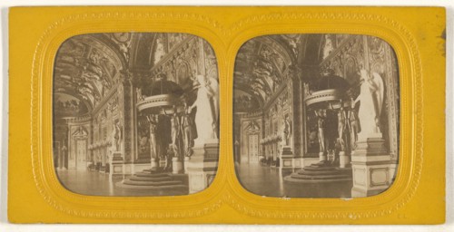 Salle du Trone au Luxembourg; E. Lamy, French, active 1860s - 1870s, 1860s; Hand-colored Albumen silver print