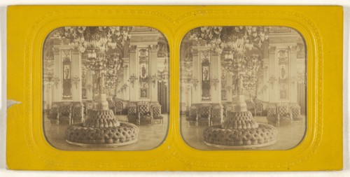 Pouf Hotel de Ville; J. Lévy, French, active Paris, France 1850s - 1880s, 1855 - 1865; Hand-colored Albumen silver print