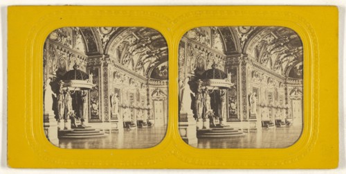 Salle du Trone de Cote, Senat,Throne of Napoleon 1; J. Lévy, French, active Paris, France 1850s - 1880s, 1855 - 1865