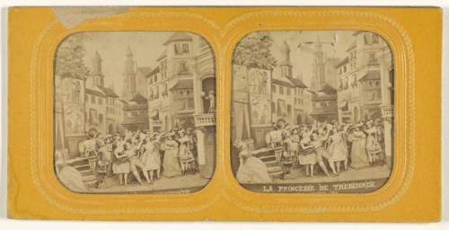 La Princess de Trebizonde; French; 1855 - 1860; Hand-colored Albumen silver print