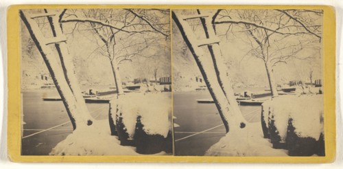 First snow of the season on Tarr Farm November 6th,65; Wager, American, active Pennsylvania 1860s, November 6, 1865; Albumen