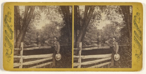 View above Hawkins Bridge; Edward O. Waite, American, active 1880s, 1870s; Albumen silver print
