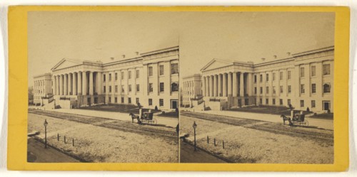 U.S. Patent Office; George D. Wakely, American, active 1856 - 1880, about 1865; Albumen silver print
