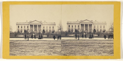 White House; George D. Wakely, American, active 1856 - 1880, 1866; Albumen silver print