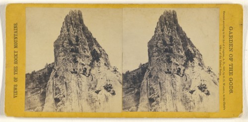 Garden of the Gods; George D. Wakely, American, active 1856 - 1880, 1867; Albumen silver print