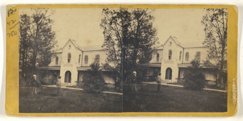 Lincoln's Country Seat; George D. Wakely, American, active 1856 - 1880, 1867; Albumen silver print