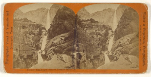 Yosemite Falls, height 2,634 feet, Yosemite Valley, Cal; Walker & Fagersteen; about 1875; Albumen silver print