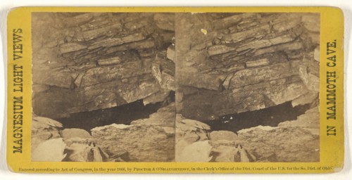 Hanging Rocks.; Charles Waldack, American, 1828 - after 1904, 1866; Albumen silver print