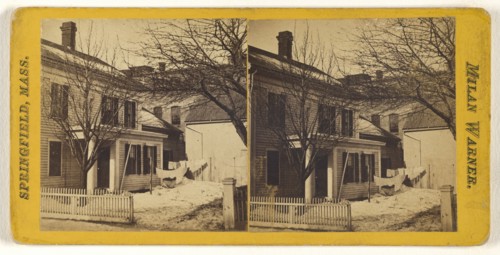 View of Springfield, Mass., After the Great Fire of May 30, 1875; Milan P. Warner, American, active 1870s - 1880s, May 30, 1875