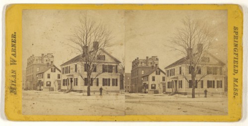 View of Springfield, Mass., After the Great Fire of May 30, 1875; Milan P. Warner, American, active 1870s - 1880s, May 30, 1875
